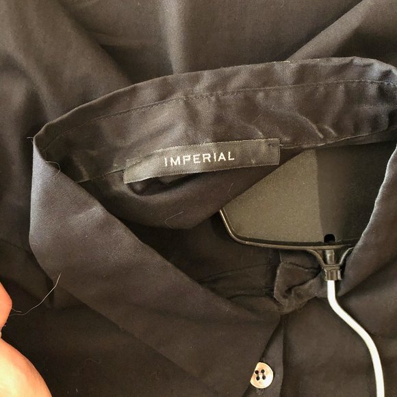 Imperial Black Shirt with Silver Fringe - Picture 5 of 5